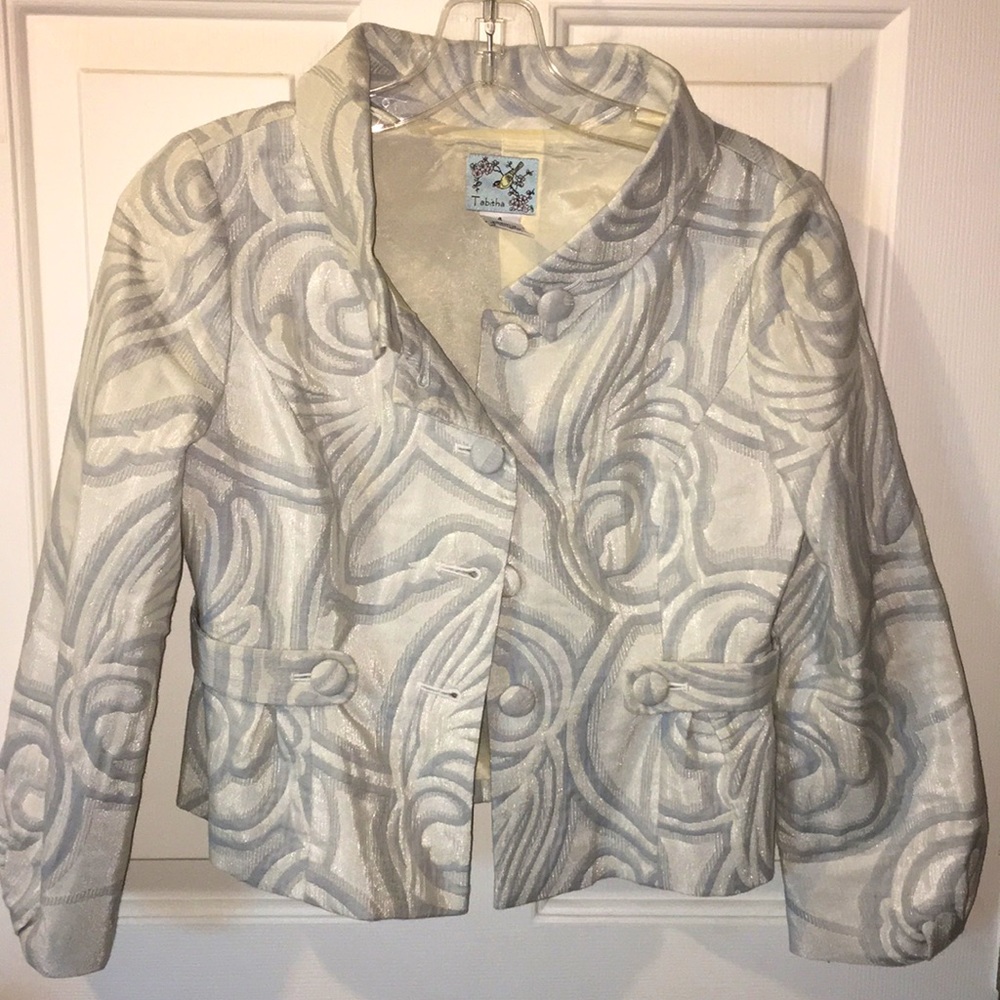 Anthropologie crop jacket.